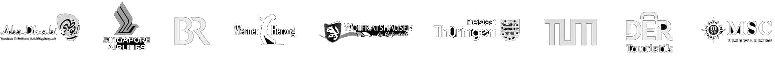 NETLITE Referenzen: Abu Dhabi, Singapore Airlines, BR, Werner Herzog, Wolfratshausen, Freistaat Thüringen, TU München, DER Touristik, MSC
